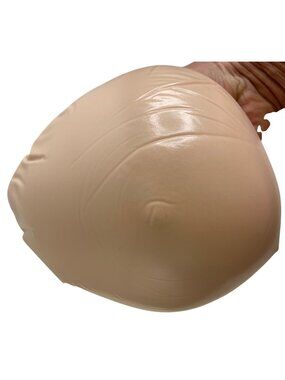 ABC Silicone Breast Form Prosthesis Case & Warranty Card GUC Size 6 Mastectomy